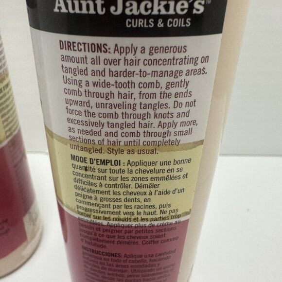 Aunt Jackie's Knot on My Watch Instant Detangling Therapy 2 Set 8 Fl Oz Hair - Picture 5 of 5